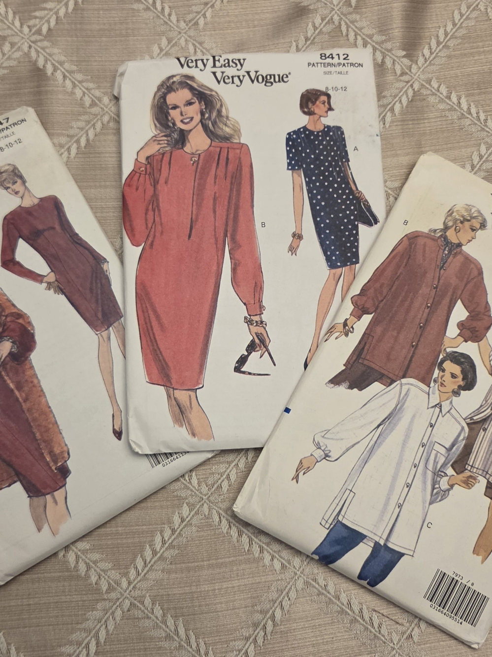 Women's Vogue 3 Patterns, Separates Szs 8-10-12